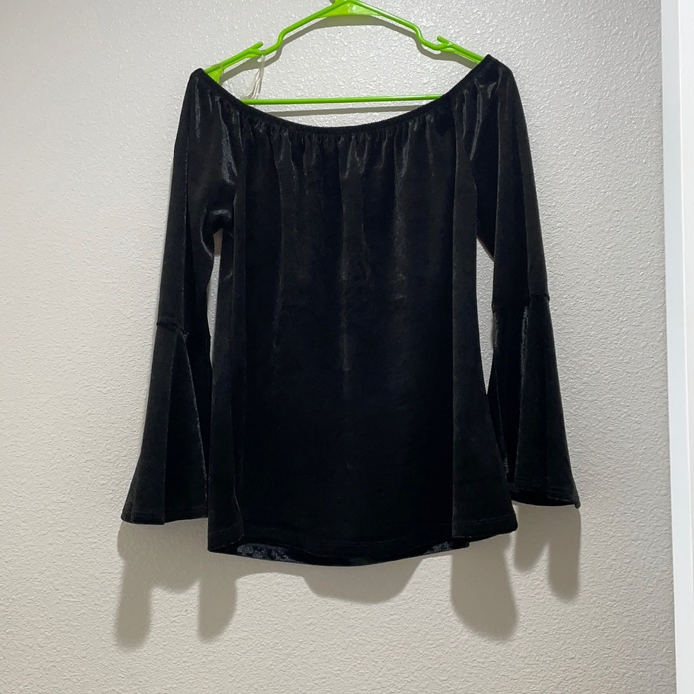 Soulmate Black Velvet Top